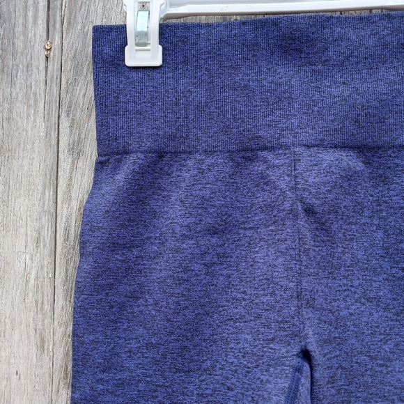 Zyia Active Hustle Seamless‎ Women’s Shorts Blue Yoga Gym Run Size Small - Picture 2 of 5